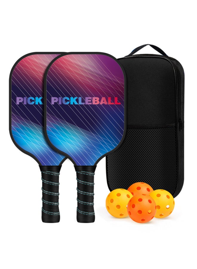 Fiberglass Pickleball Paddle Set Carbon Fiber Pickleball Paddle Honeycomb Core Pickleball Carbon Fiber