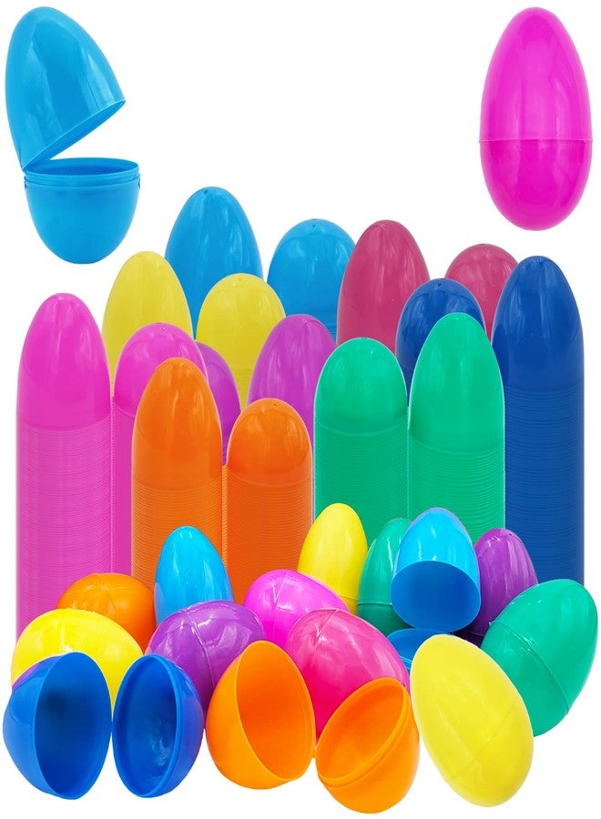 Chochkees Fillable Easter Eggs with Hinge Bulk Colorful Bright Plastic Easter Eggs, Perfect for Easter Egg Hunt, Surprise Egg, Easter Hunt, 3" Inch Assorted Bright Colors (25-Pack) - Image 4