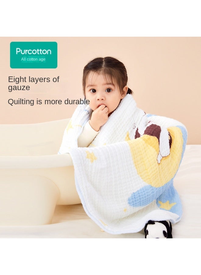 purcotton Layer Thick】100% Baby Washcloth Gauze Towel, Soft And Absorbent Bath Towel For Infants And Children - Image 2