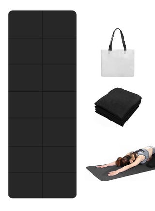 Portable Yoga Mat Foldable Exercise Pad Pilates Fitness Training Mat Non-Slip Soft Elastic Prayer Carpet Washable Fitness Equipment For Fitness, Yoga, Pilates, Rehabilitation Exercise,Gymnastics 183 x 61cm - pzsku/Z0A92E5D2CB194B10B70FZ/45/1748248793/be0c01f4-41c5-4d19-9ce3-d12b82b7f1a6