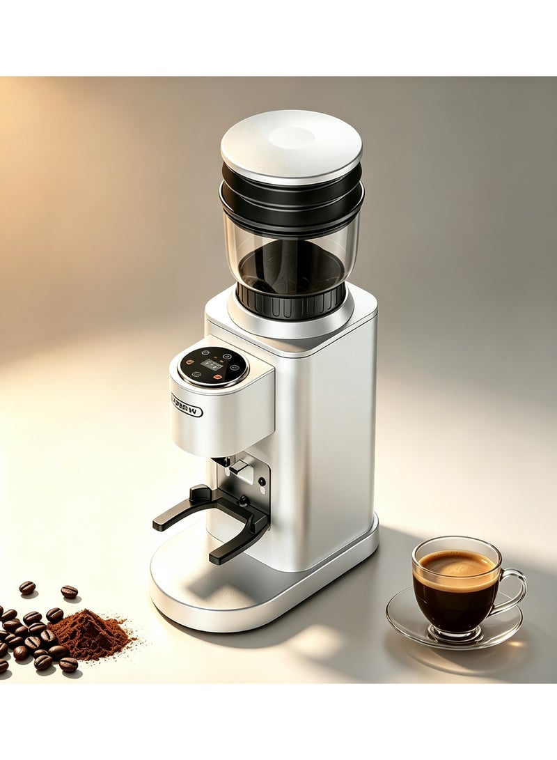 HiBREW Automatic Burr Mill Electric Coffee Grinder with 48 Gears for Espresso American Coffee Pour Over Visual Bean Storage G7 - Image 1