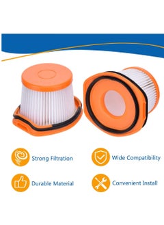 SYOSI 4 Pack Replacement Vacuum Filter for Shark Wandvac System WS620 WS630 WS632 WS632BLBRN WS632GDBRN WS632GNBRN WS632PKBRN WS632RGBRN (Replace to Part- XFFWV360)  - Image 3