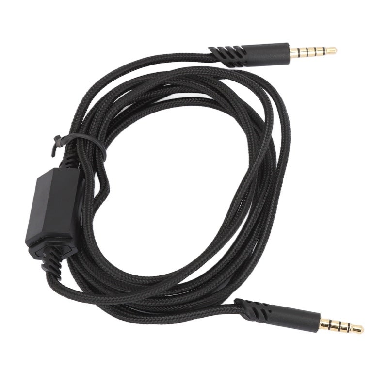 Gaming Headset Replacement Cable 2m Braided Nylon - 3.5mm TRRRS to TRRS with In-Line Microphone Control Compatible for Logitech Astro A10 A40 Gaming Headphones PS5 PC - Image 5