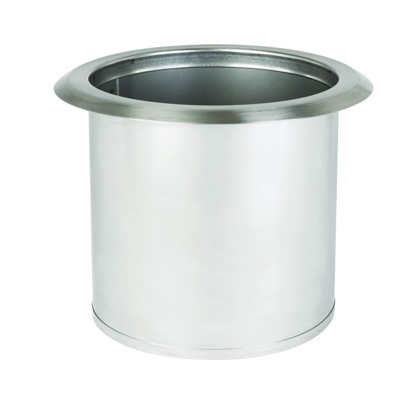 DISPENSERITE TCD2NB 625 Diameter Dropin Trash Chute Small Stainless Steel