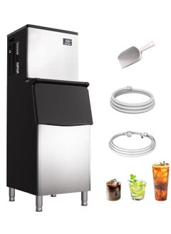 Cool Baby COOLBABY Commercial Ice Maker 250KG/24H, 160 ice-tray, Stainless Steel Industrial Modular Full Dice Ice Cube Machine Professional Refrigeration Equipment  - Image 1
