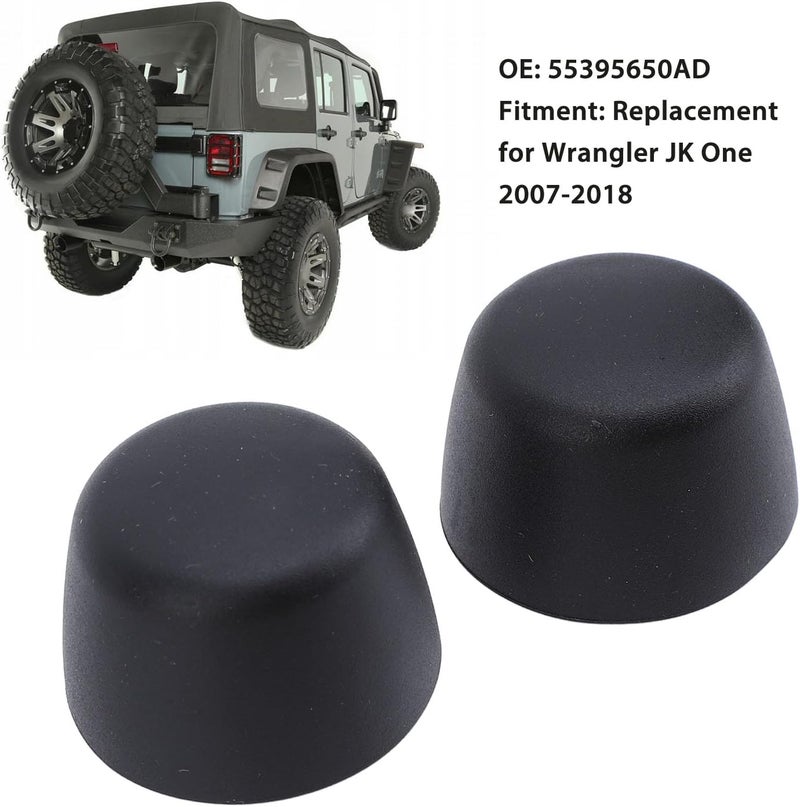 وسادة حاجز الهود للسيارة، مطاطية لطراز Wrangler JK 2007-2018 - تمتص الصدمات بفعالية، سهلة التركيب، مقاومة للعوامل الجوية - Image 2