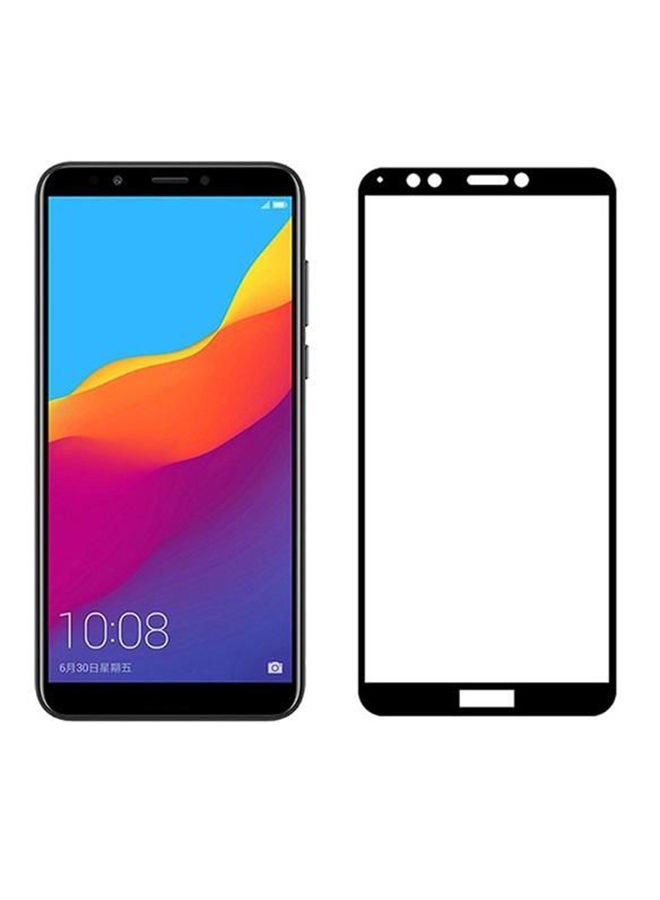 Loquat 3D Tempered Glass Screen Protector For Huawei Honor 7c Black