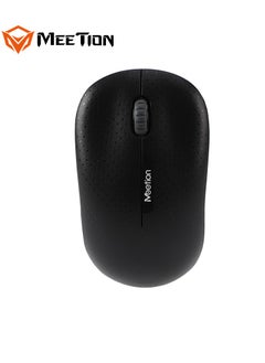 Meetion Meetion Wireless Mouse R545 Automatic sleep power saving Suitable for right/left hands users 2.4GHz USB Nano receiver included (range up to 10m) (Black)  - Image 1