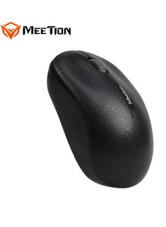 Meetion Meetion Wireless Mouse R545 Automatic sleep power saving Suitable for right/left hands users 2.4GHz USB Nano receiver included (range up to 10m) (Black)  - Image 2
