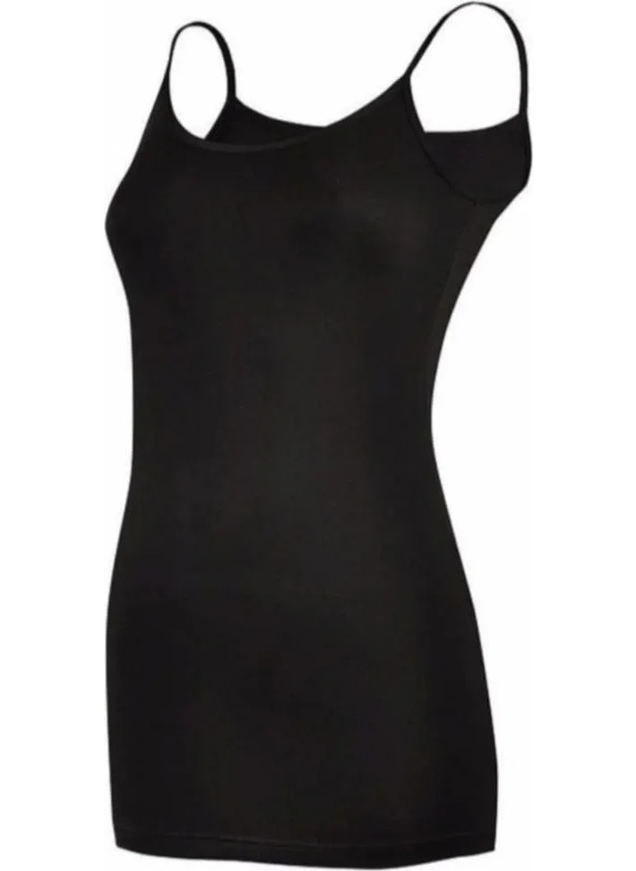 Yıldız Yildiz 2266 Women's Lycra Strapped Long Undershirt 12 Pieces