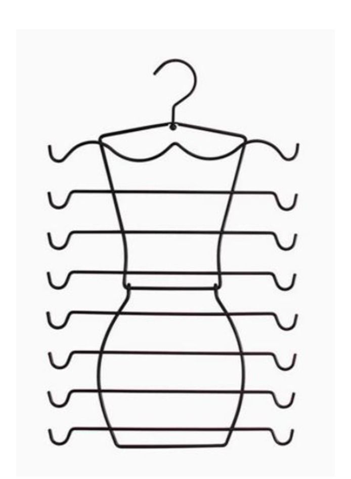 Clothes Hangers Tank Tops Hangers Bra Hanger Folding Scarf Bra Holder for Closet Organizer Pants Rack Leggings Hanger Closet Organization for Tops Bras Camisoles Scarves or Belts  - Image 1