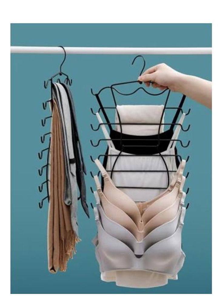 Clothes Hangers Tank Tops Hangers Bra Hanger Folding Scarf Bra Holder for Closet Organizer Pants Rack Leggings Hanger Closet Organization for Tops Bras Camisoles Scarves or Belts  - Image 2