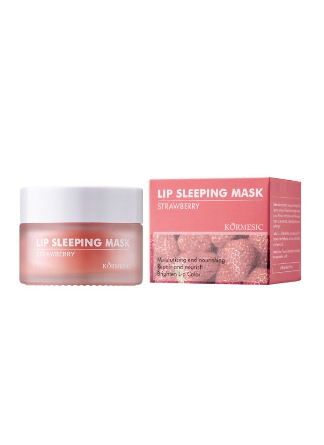 Kormesic Lip Sleeping Mask Strawberry Lip Mask - Overnight Lip Treatment Mask with Peptides to Repair and Restore Dry, Chapped and Cracked Lips - Plumps, Hydrates, Nourishes  - Image 2