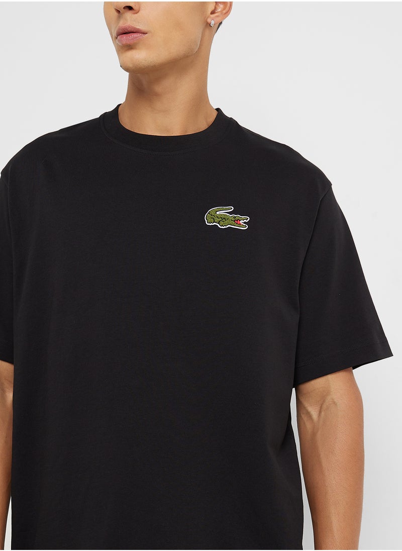 LACOSTE Logo Crew Neck Short Sleeve T-Shirt  - Image 3