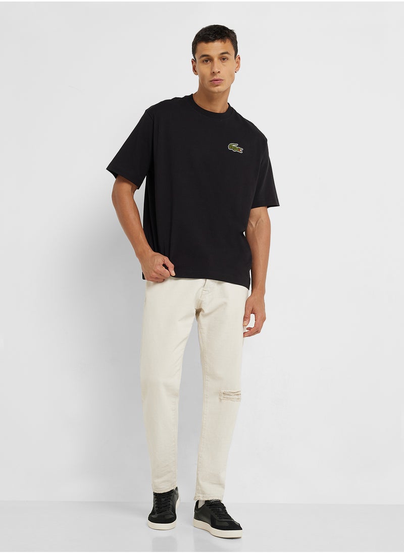 LACOSTE Logo Crew Neck Short Sleeve T-Shirt  - Image 4