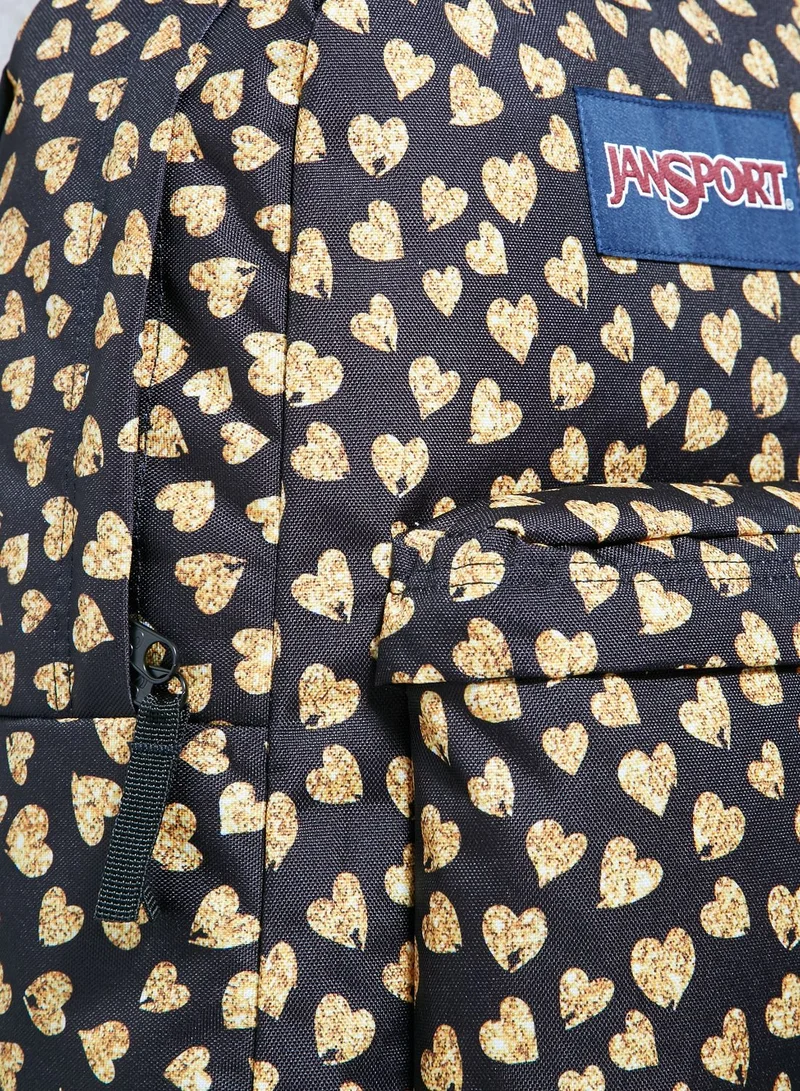JANSPORT Glitter Hearts Superbreak Backpack