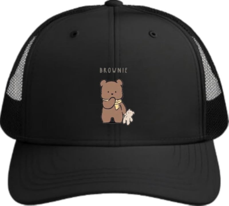 bear Baseball cap Black 22