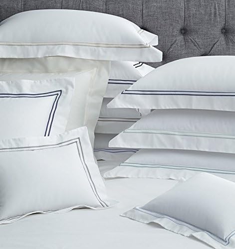 SFERRA Grande Hotel Collection by Sferra - Pair of King Pillowcases 22x42 (White/White) - Image 3