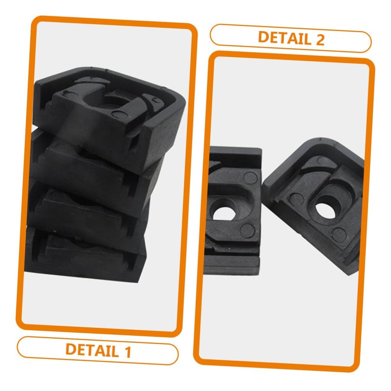 4 Pack Heavy Duty Rubber Vibration Pads For Air Conditioner Noise Reduction - Image 4