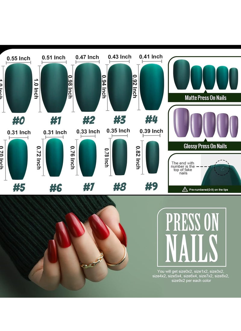Nail design kit consisting of 36 pieces, 24 pieces of colored press-on nails, 2 stickers, rhinestones, 5 double-face stickers, 2 files, 2 cuticle pushers, and nail glue.