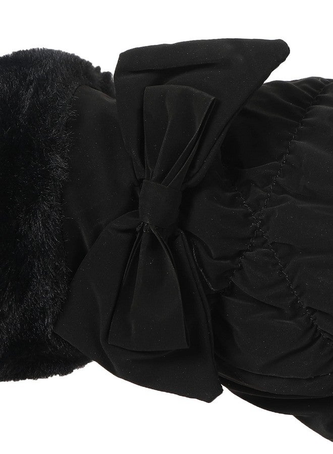 FabSeasons Water Resistant Winter Gloves With Touchscreen Finger For Girls And Women, Fits For 10 Years & Above - Image 4