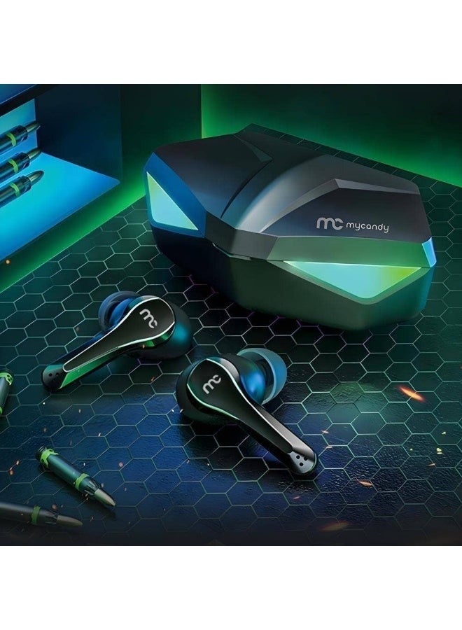 My Candy Mycandy Tws 250 Gaming True Wireless Earbuds, Black - Image 4