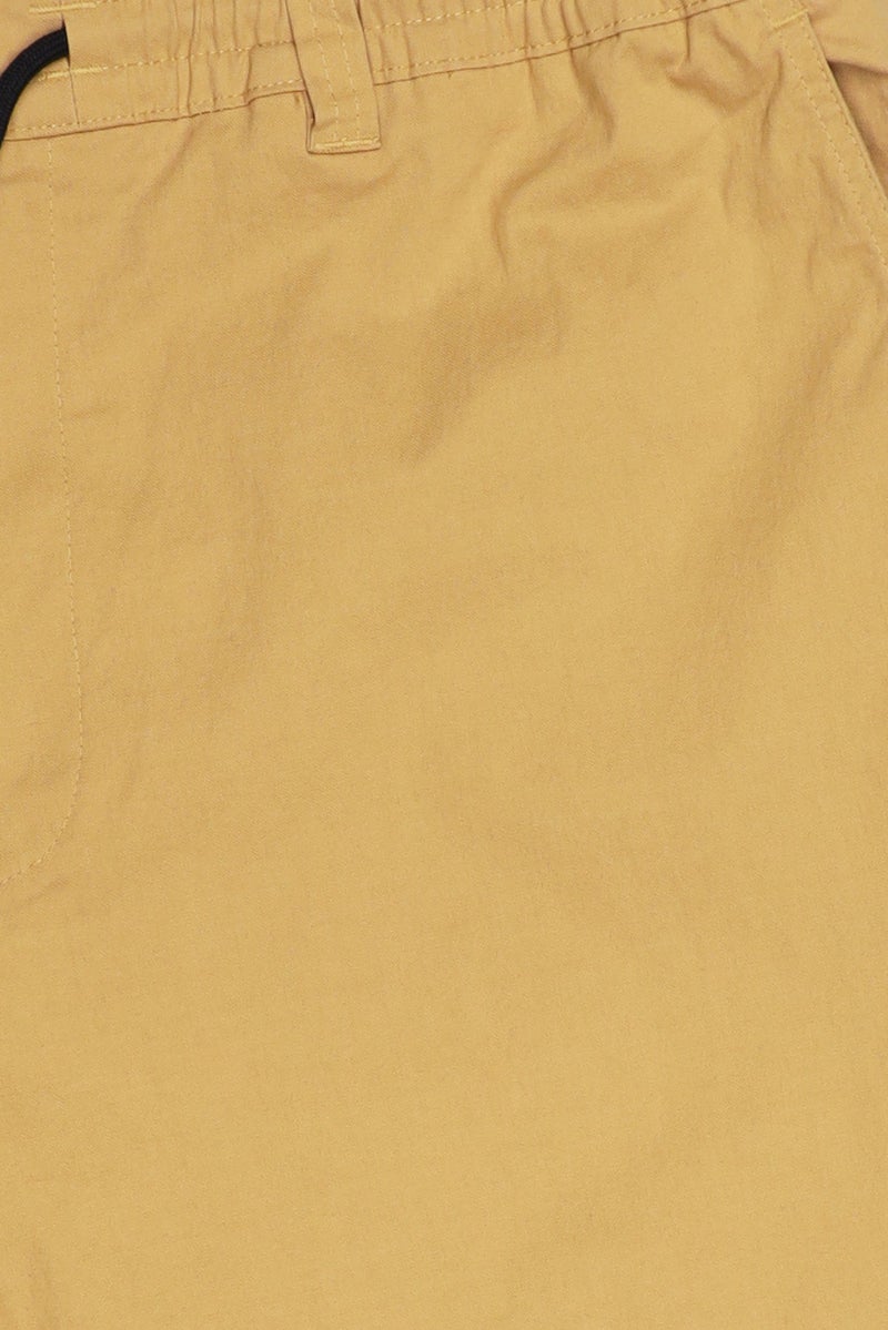 Stance Men Regular Fit Plain Chino Pants, Khaki - Image 5