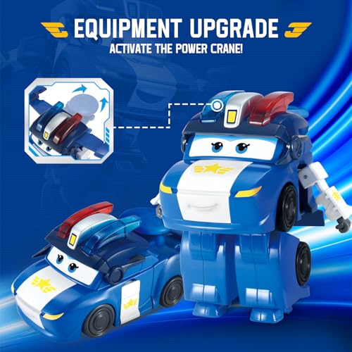 Super Wings Transformable Toys, 5 in Lucie Airplane Transforming Figures Toys, 2 in 1 Mode Rescue Bots Action Figure for 3-5 Year Old Boys Girls, Fun Plane Toy for Toddlers Kids Age 3 4 5 6 7 - Image 5