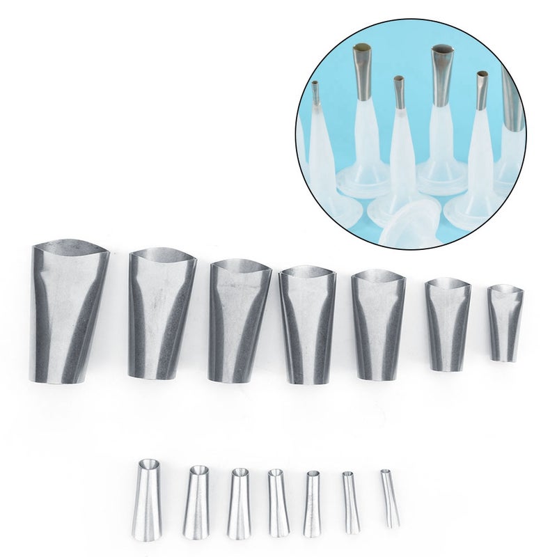14pcs Caulking Nozzle Stainless Steel Sealant Nozzle Applicator Finishing Tool - Image 5