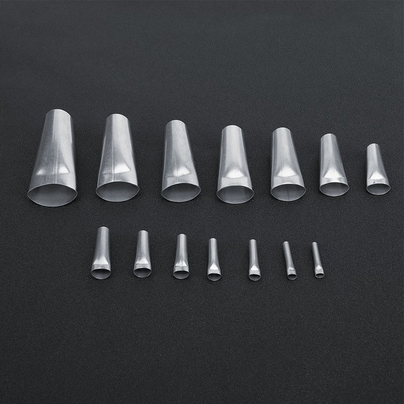 14pcs Caulking Nozzle Stainless Steel Sealant Nozzle Applicator Finishing Tool - Image 2