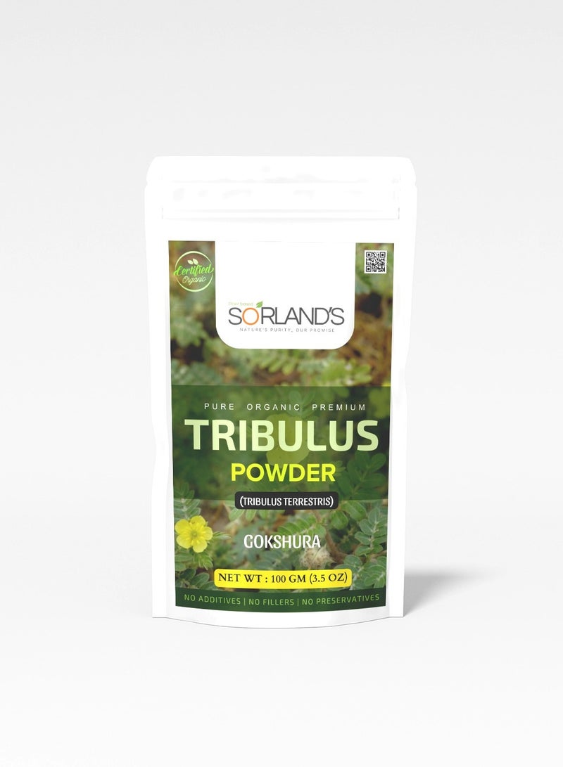 Organic Tribulus Powder -100 gm (GOKSHURA)