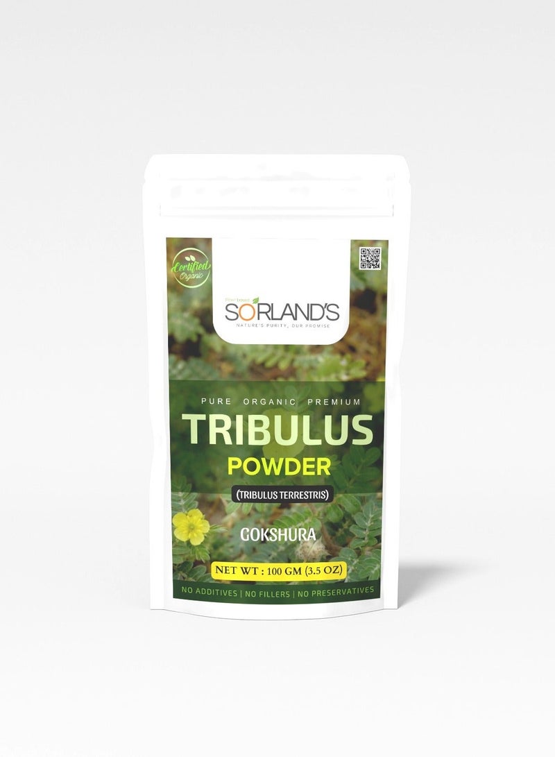 Sorland's Organic Tribulus Powder -100 gm (GOKSHURA) - Image 2