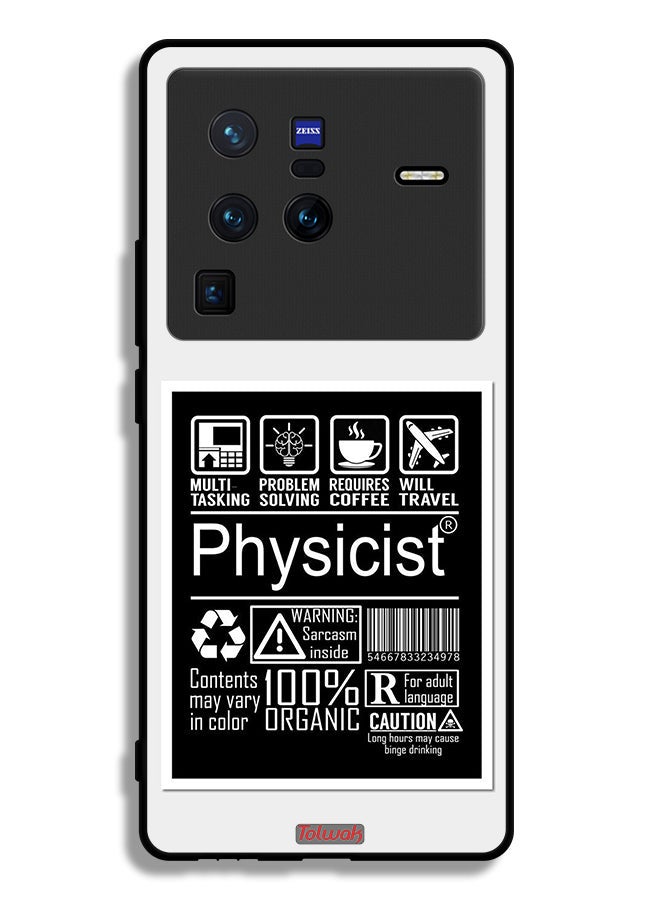 Tolwak Vivo X80 Pro Protective Case Cover Physicist Sticker - Image 2