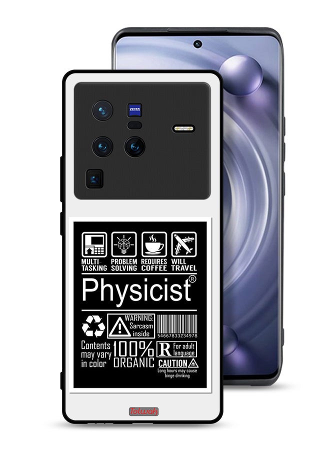 Tolwak Vivo X80 Pro Protective Case Cover Physicist Sticker - Image 1