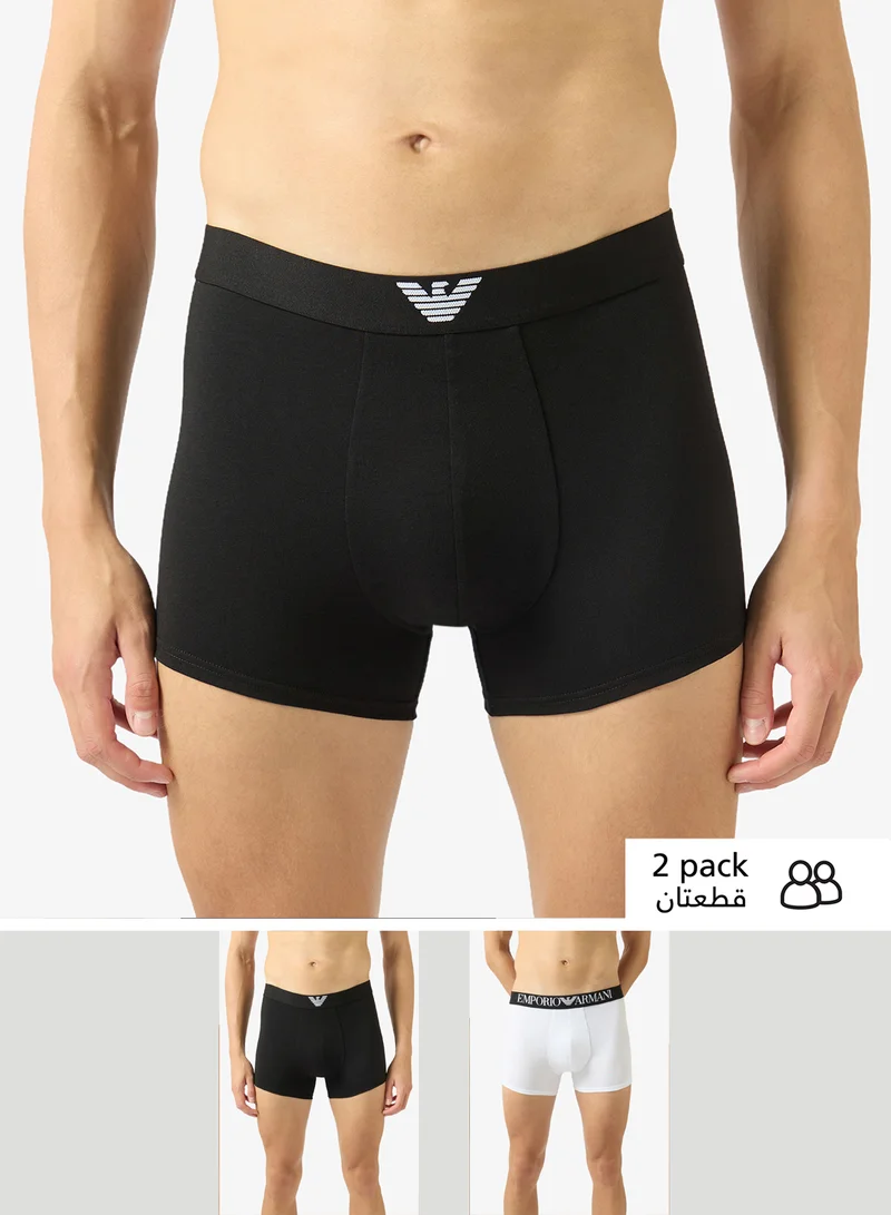 امبوريو ارماني 2 Pack Of Logo Boxers