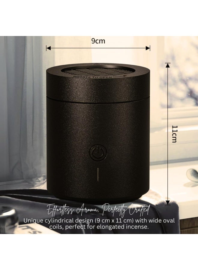 UBEdge Rechargeable Electric Bakhoor Burner – USB Electronic Incense Burner (Medkhan) for Home, Car & Office, Arabic Aroma Diffuser - Image 5