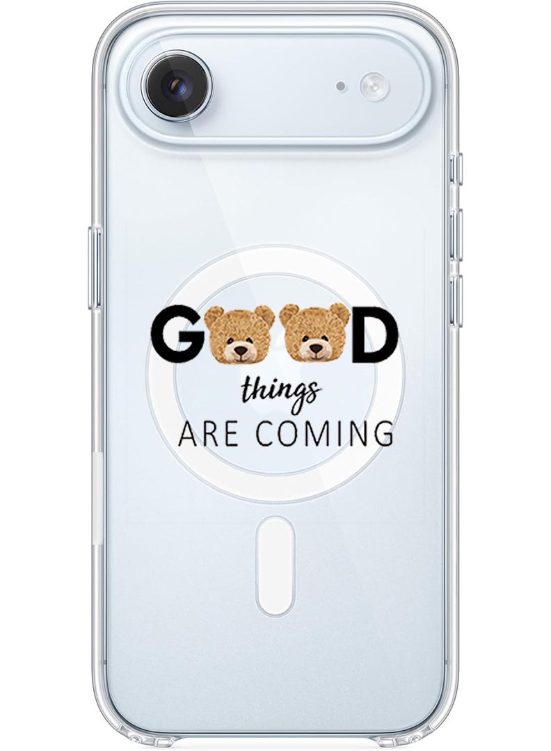 Theodor Magnetic Case for Apple iPhone 17 Air Compatible with MagSafe Wireless Charging, Shockproof Phone Bumper Cover - Good thingsa are coming - Image 1