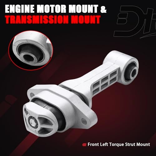 Dtomi Engine Motor Mount & Transmission Mount Set of 3 Compatible with Hyundai Kia Vehicle Elantra 1.8L 2011-2016, Accent 2012-2014, Rio 2012-2017, Forte 1.6L 2014-2016 Replaces# A71047 A71020 A71029 - Image 5