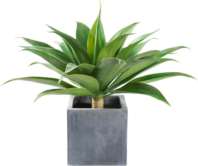 Velener Artificial Plant Outdoor Agave - Large Size UV Resistant Fake Agave Plants for Indoor and Outdoor Succulents Decor(28 Inch) - Image 1