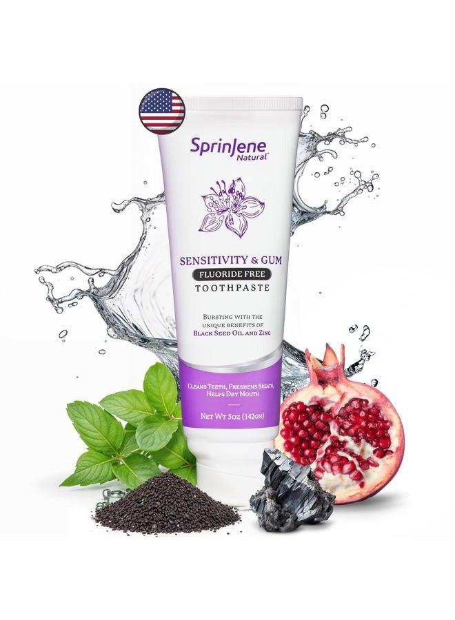 SprinJene Sensitivity & Gum Fluoride Free Toothpaste - Image 2