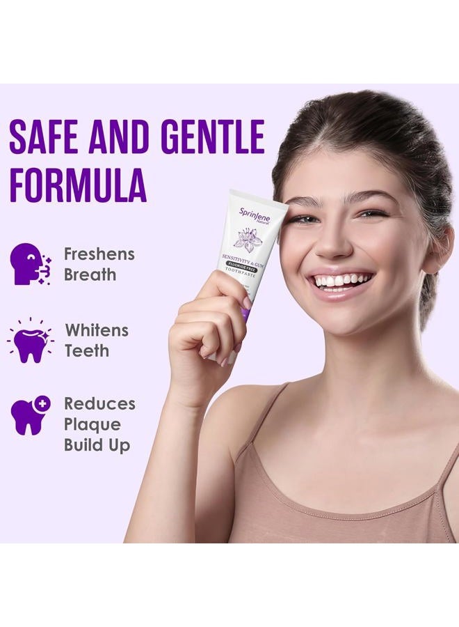 SprinJene Sensitivity & Gum Fluoride Free Toothpaste - Image 3