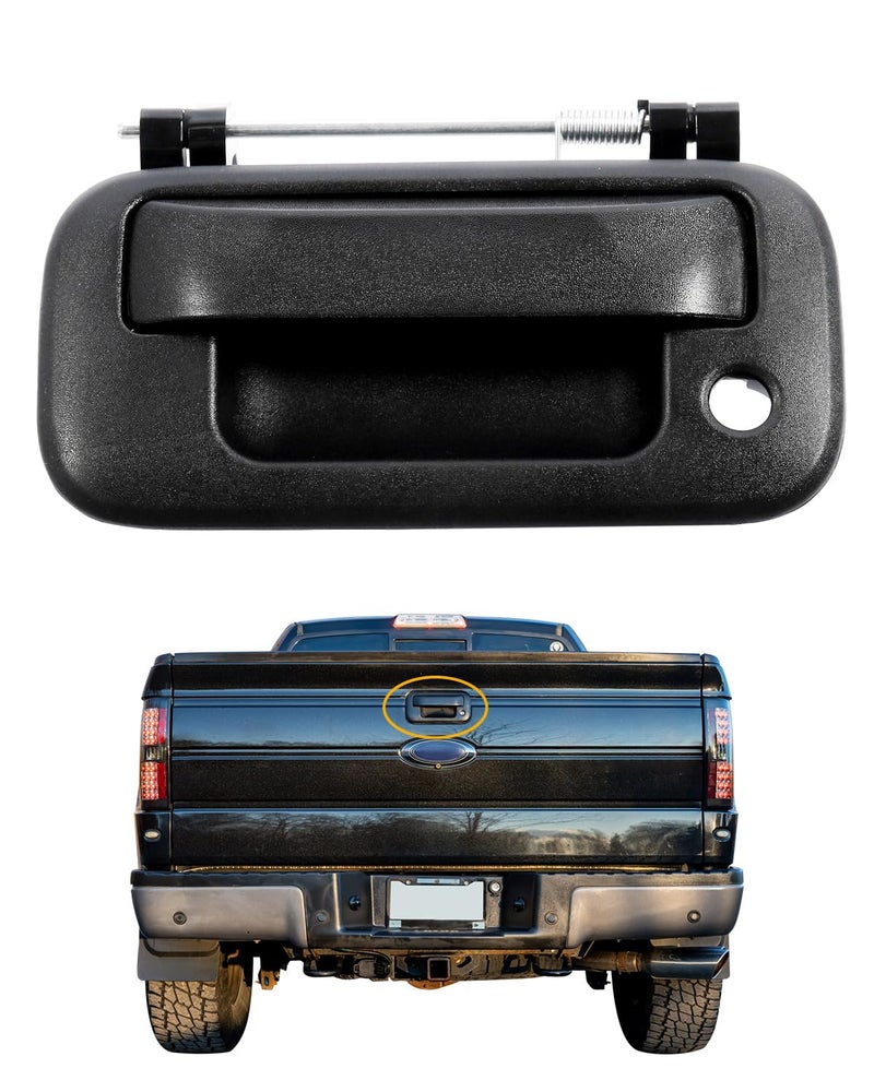 Gledewen Metal Tailgate Handle Compatible with 20042016 Ford F150 F250 F350 F450 F550 Super Duty Explorer Lobo 0612 Lincoln Mark LT Replace 8L3Z9943400AA 79606 Tail Gate Latch Door Handle w Key Hole - Image 2