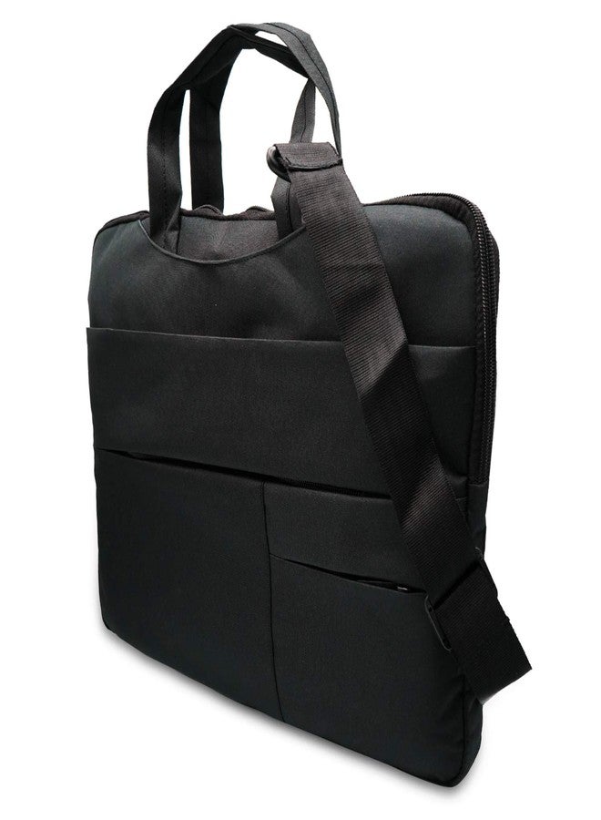 Wearslim Laptop Shoulder Bag, Durable and Water-Repellent Fabric Design Briefcase, Professional Travel Commuter and Laptop Protection, Waterproof (43 x 33 x 3cm)-Black - Image 3
