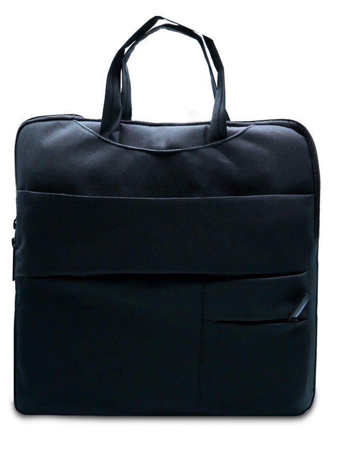 Wearslim Laptop Shoulder Bag, Durable and Water-Repellent Fabric Design Briefcase, Professional Travel Commuter and Laptop Protection, Waterproof (43 x 33 x 3cm)-Black - Image 1