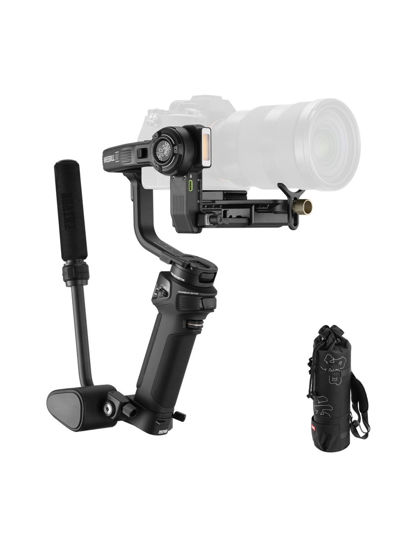 Zhiyun ZHIYUN Weebill 3S Combo [Official] Gimbal Stabilizer for DSLR and Mirrorless Camera Canon/Nikon/Sony/Panasonic/Fujifilm, Native Vertical Shooting,Extendable Sling Grip  - Image 1