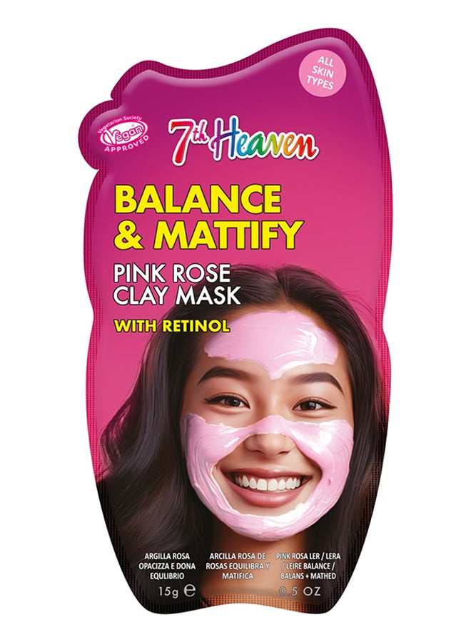 7th Heaven قناع الطين الوردي المتوازن والمطفي 15 جرام - Image 1