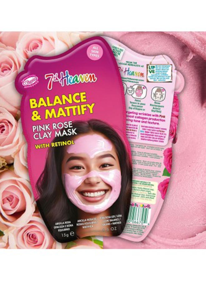7th Heaven قناع الطين الوردي المتوازن والمطفي 15 جرام - Image 4