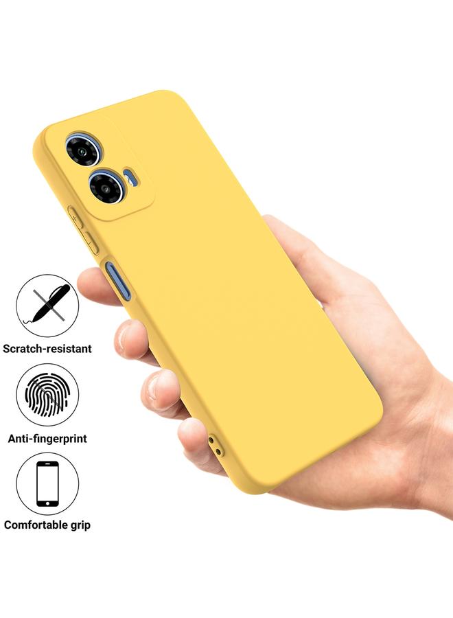 S-TOP Case For Motorola Moto G45 Pure Color Liquid Silicone Shockproof Phone Case - Image 2