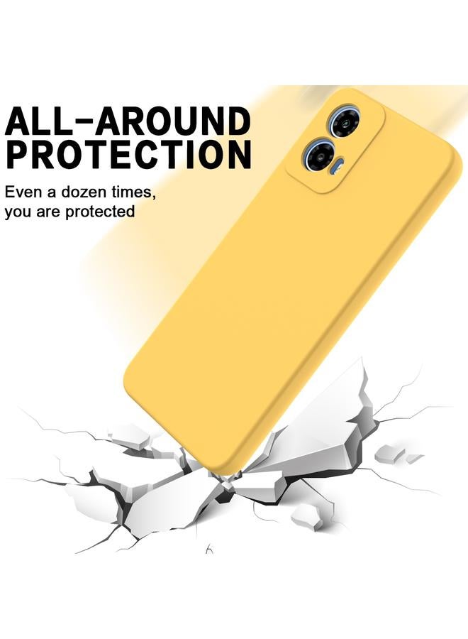 S-TOP Case For Motorola Moto G45 Pure Color Liquid Silicone Shockproof Phone Case - Image 5
