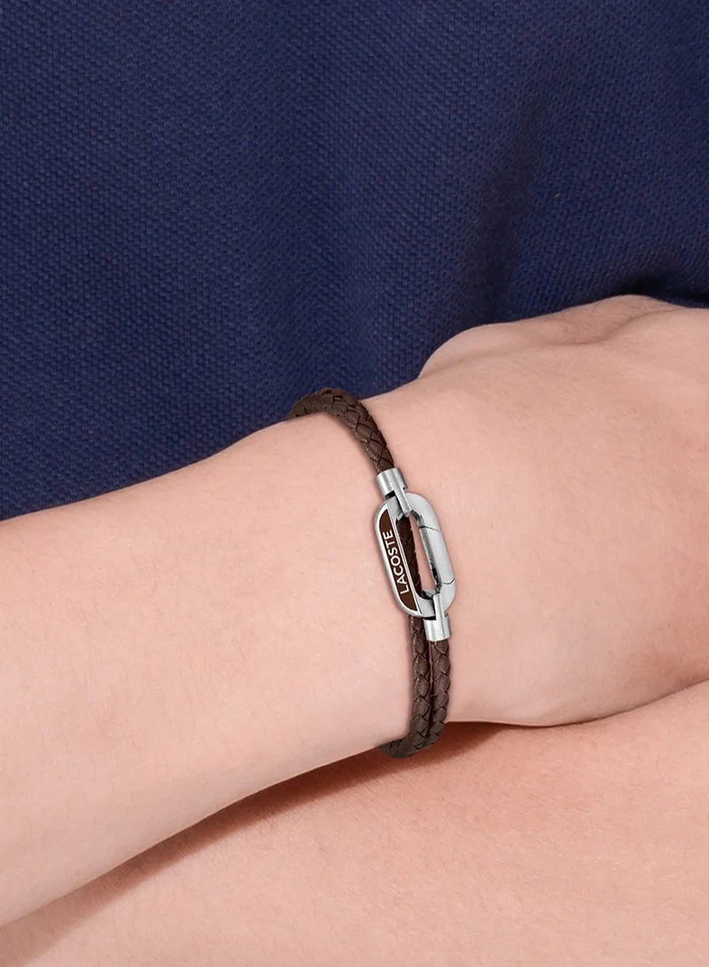 LACOSTE Lacoste Men's Multicolor Leather Bracelet - 2040113
